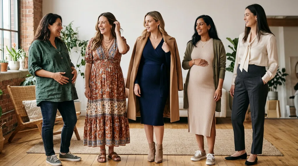 découvrez nos conseils pour bien s'habiller pendant la grossesse en fonction de votre morphologie et de votre style pour allier confort et élégance.