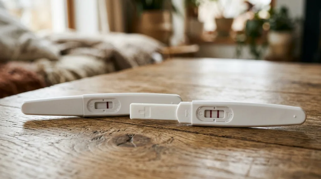 découvrez pourquoi un test de grossesse peut d'abord être négatif puis positif, les raisons possibles et ce que cela signifie pour votre grossesse.