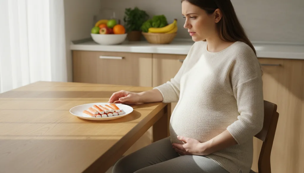 découvrez les risques liés à la consommation de surimi pendant la grossesse et les précautions à adopter pour assurer la sécurité de maman et bébé.