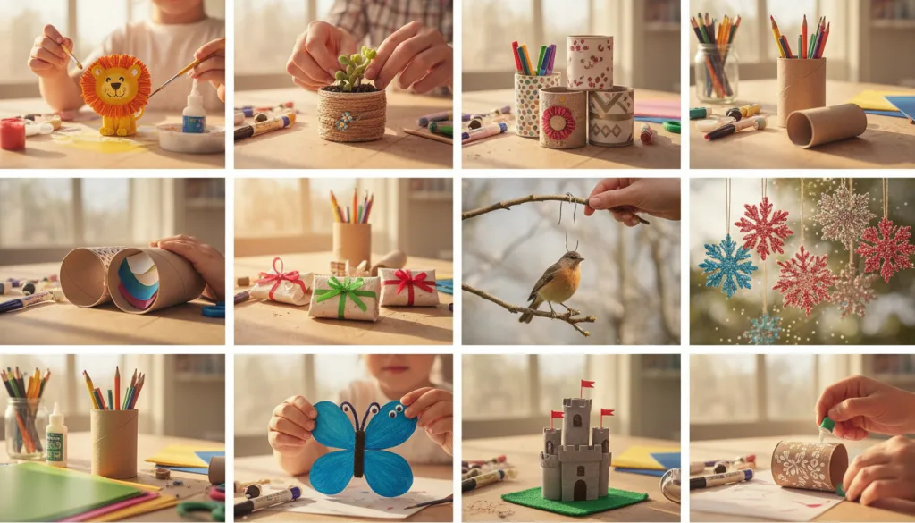 découvrez 10 idées créatives d'activités à réaliser avec des rouleaux de papier toilette, parfaites pour stimuler l'imagination des enfants et recycler de manière ludique.